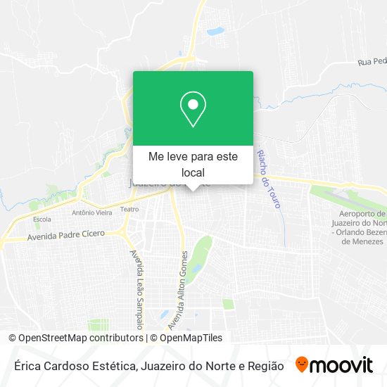 Érica Cardoso Estética mapa
