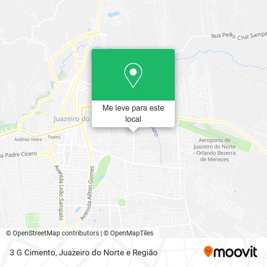 3 G Cimento mapa