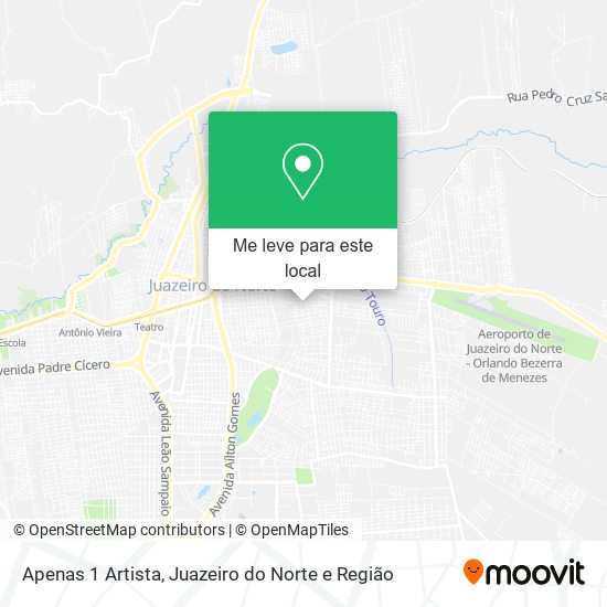 Apenas 1 Artista mapa