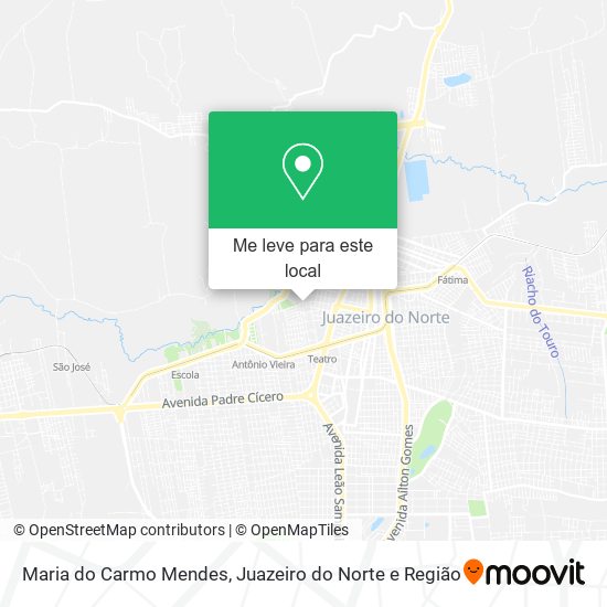 Maria do Carmo Mendes mapa