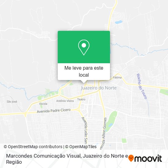 Marcondes Comunicação Visual mapa