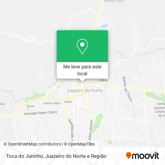 Toca do Juninho mapa