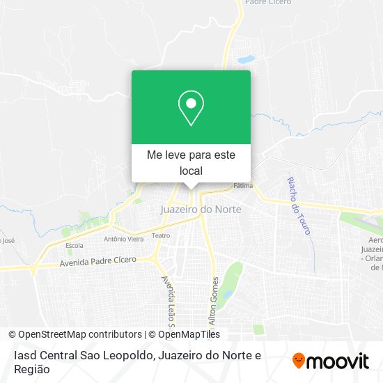 Iasd Central Sao Leopoldo mapa
