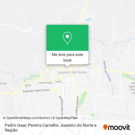 Pedro Izaac Pereira Carvalho mapa