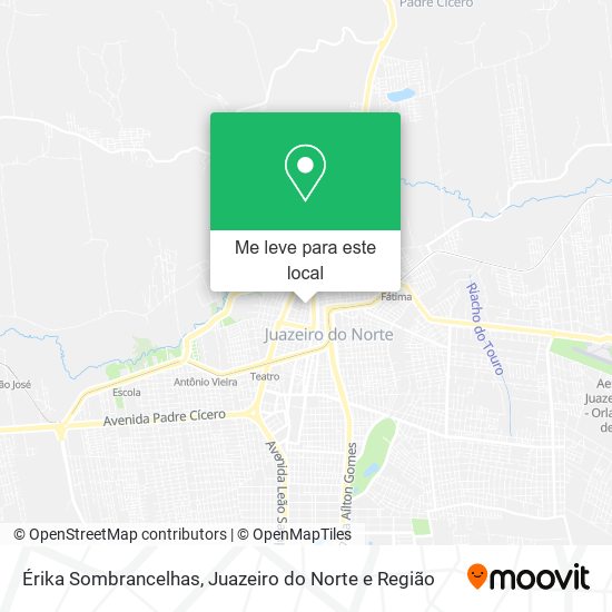 Érika Sombrancelhas mapa