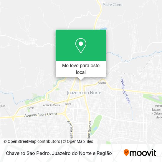 Chaveiro Sao Pedro mapa