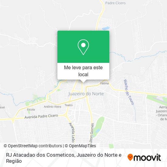 RJ Atacadao dos Cosmeticos mapa