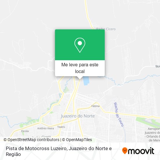 Pista de Motocross Luzeiro mapa