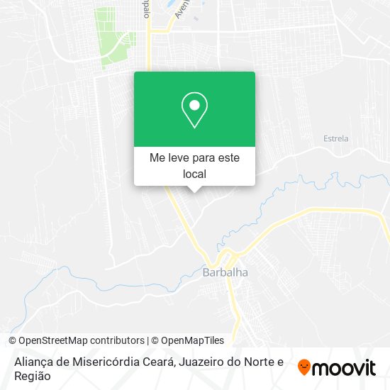Aliança de Misericórdia Ceará mapa