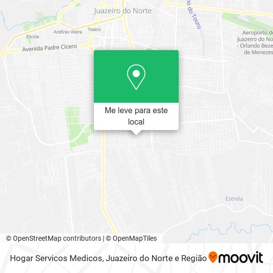 Hogar Servicos Medicos mapa