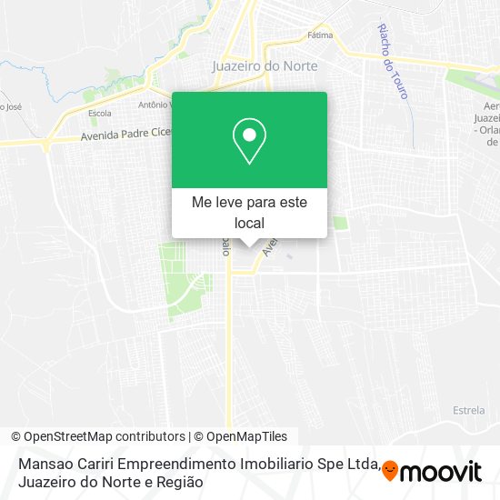 Mansao Cariri Empreendimento Imobiliario Spe Ltda mapa