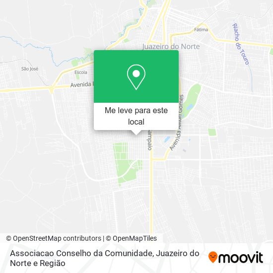 Associacao Conselho da Comunidade mapa