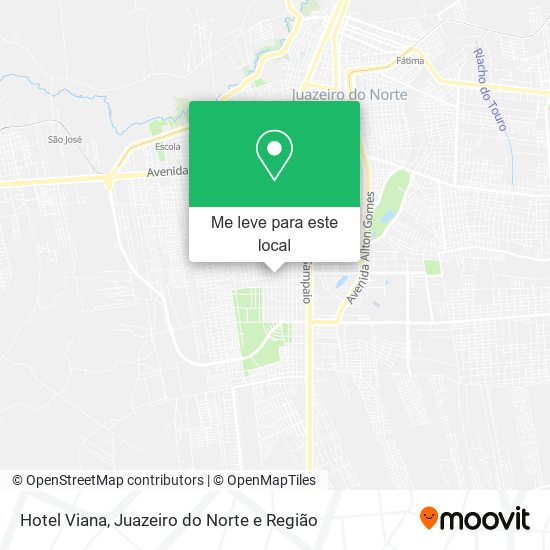 Hotel Viana mapa