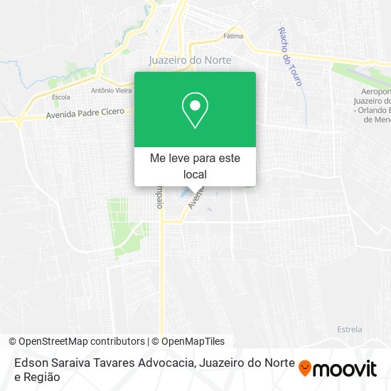 Edson Saraiva Tavares Advocacia mapa