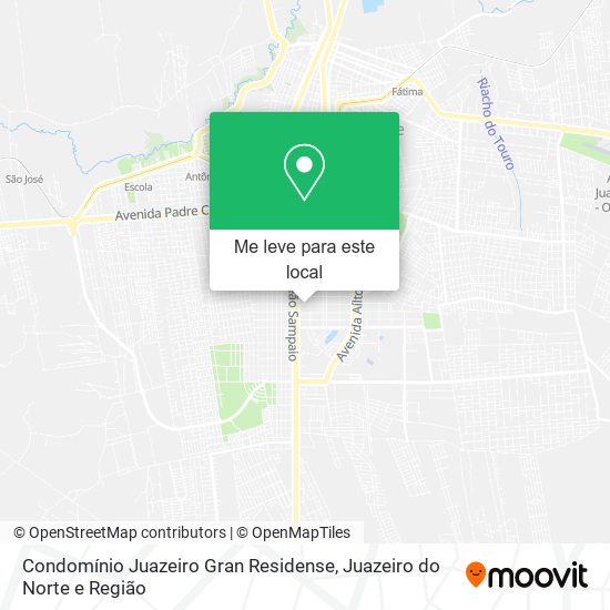 Condomínio Juazeiro Gran Residense mapa