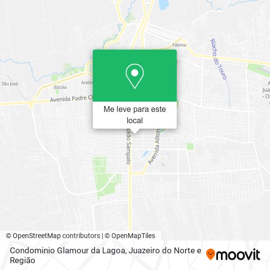 Condominio Glamour da Lagoa mapa