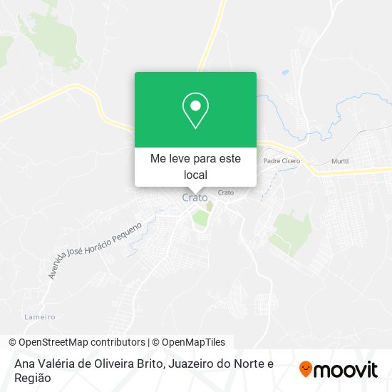 Ana Valéria de Oliveira Brito mapa