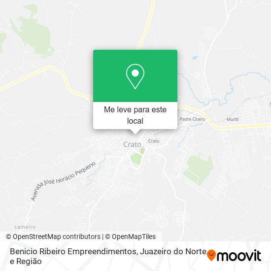 Benicio Ribeiro Empreendimentos mapa