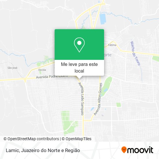 Lamic mapa