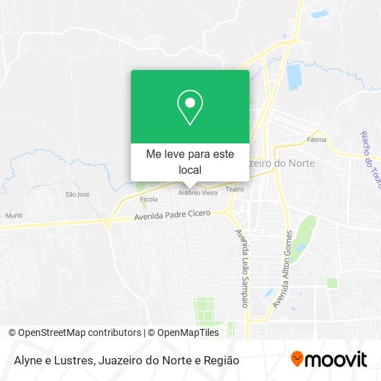Alyne e Lustres mapa