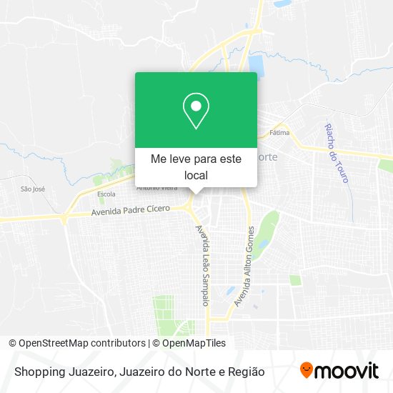 Shopping Juazeiro mapa