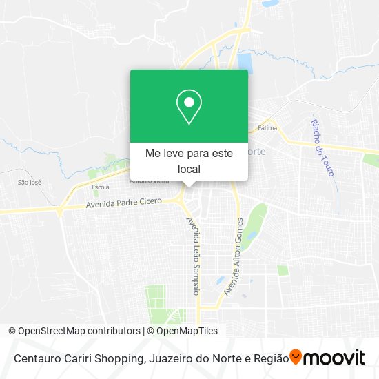 Centauro Cariri Shopping mapa