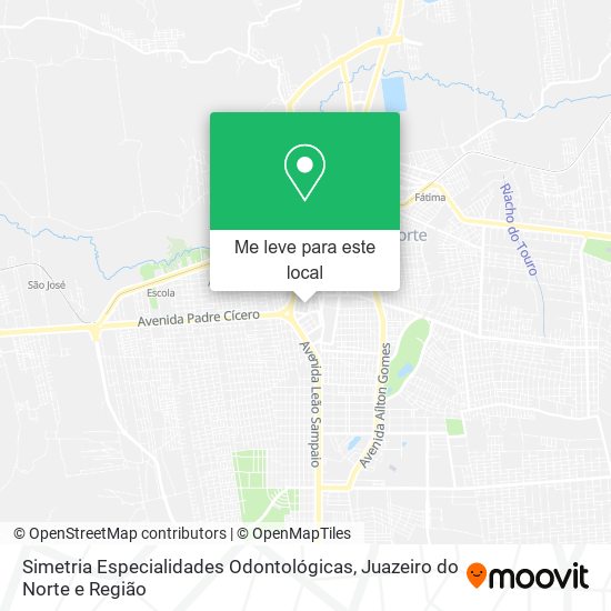 Simetria Especialidades Odontológicas mapa