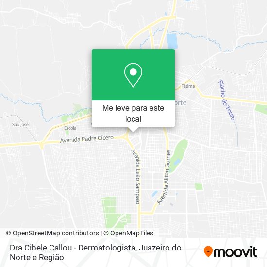 Dra Cibele Callou - Dermatologista mapa