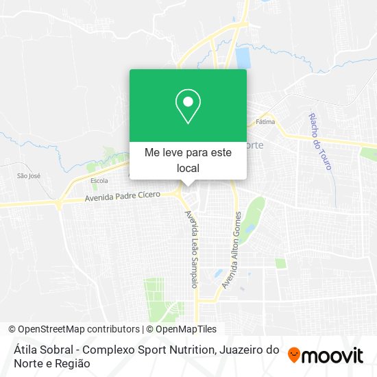 Átila Sobral - Complexo Sport Nutrition mapa