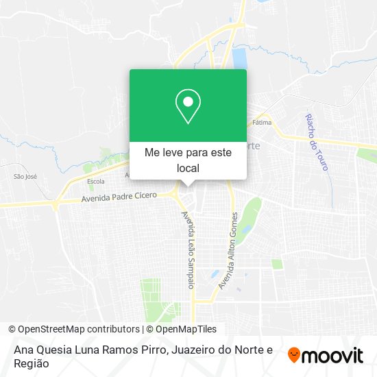 Ana Quesia Luna Ramos Pirro mapa