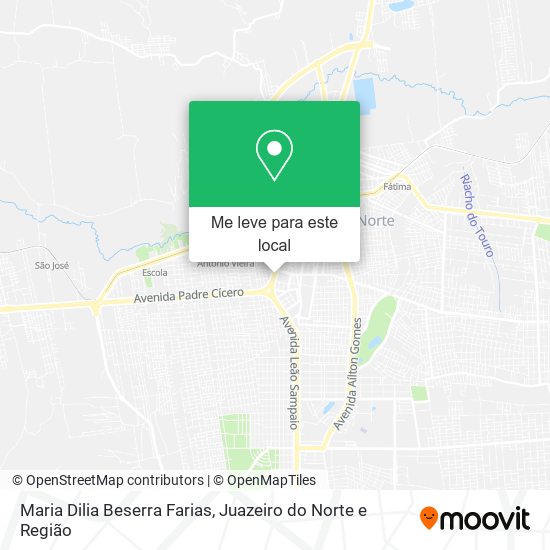 Maria Dilia Beserra Farias mapa