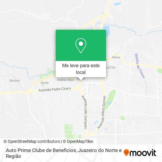 Auto Prime Clube de Beneficios mapa