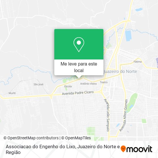 Associacao do Engenho do Lixo mapa