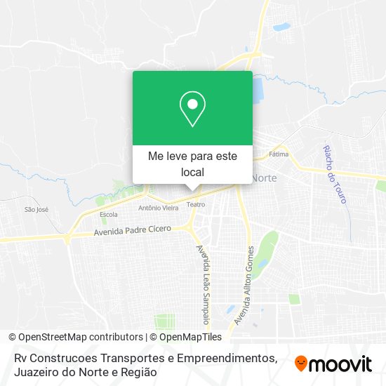 Rv Construcoes Transportes e Empreendimentos mapa