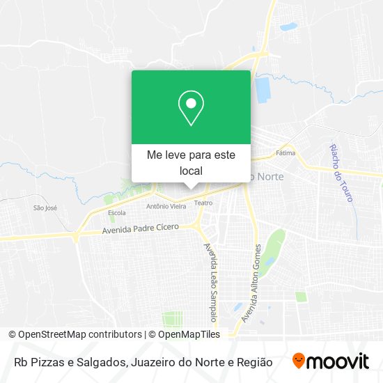 Rb Pizzas e Salgados mapa