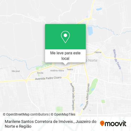 Marilene Santos Corretora de Imóveis. mapa