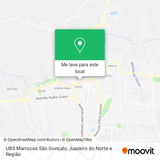 UBS Marrocos São Gonçalo mapa