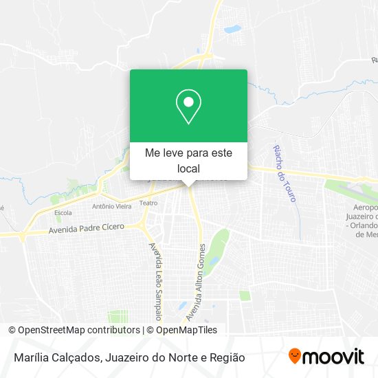 Marília Calçados mapa