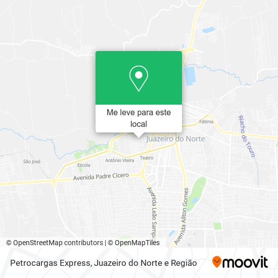 Petrocargas Express mapa