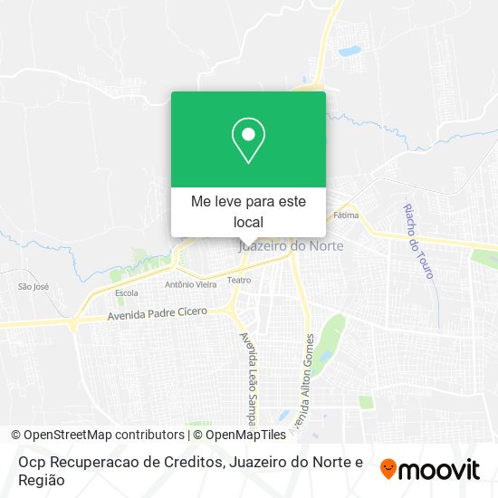 Ocp Recuperacao de Creditos mapa
