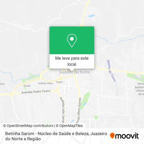 Betinha Sarom - Núcleo de Saúde e Beleza mapa