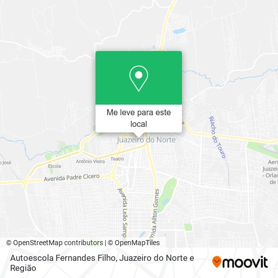 Autoescola Fernandes Filho mapa