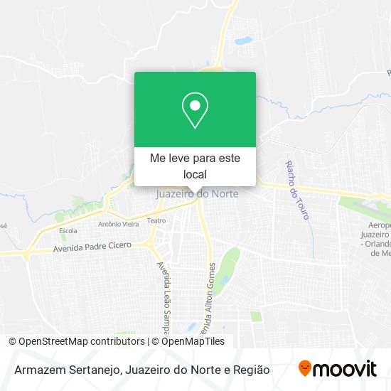 Armazem Sertanejo mapa