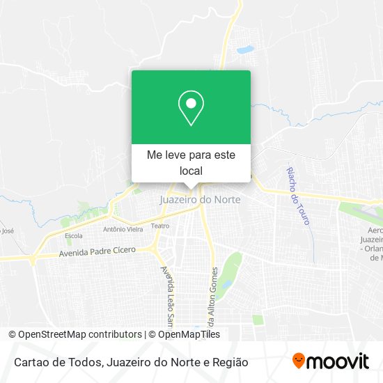 Cartao de Todos mapa