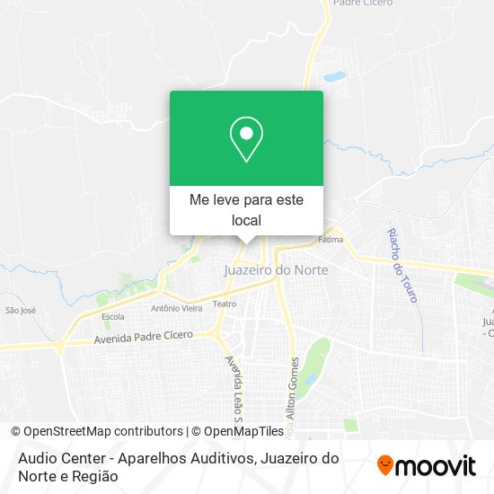 Audio Center - Aparelhos Auditivos mapa