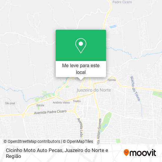 Cicinho Moto Auto Pecas mapa
