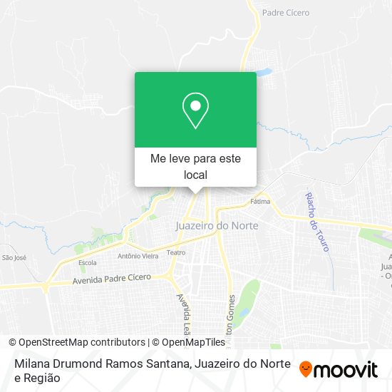Milana Drumond Ramos Santana mapa