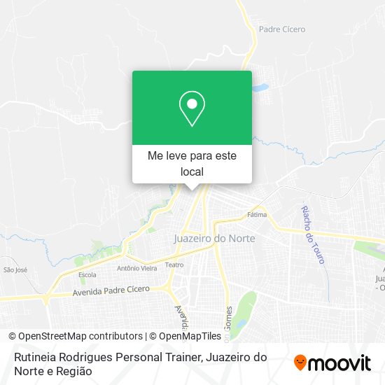 Rutineia Rodrigues Personal Trainer mapa