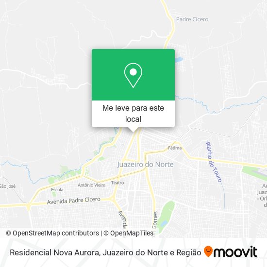 Residencial Nova Aurora mapa