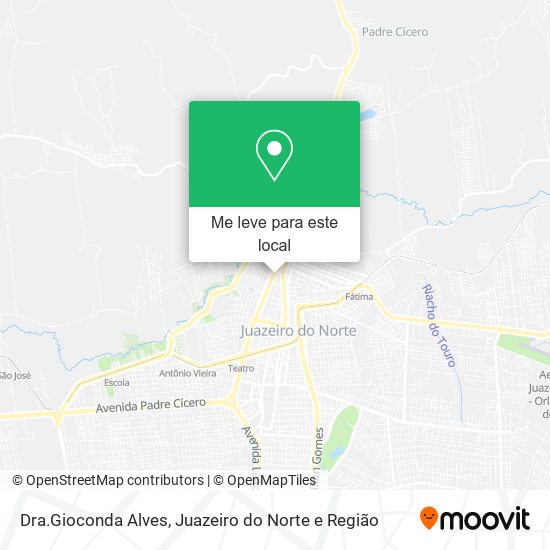 Dra.Gioconda Alves mapa